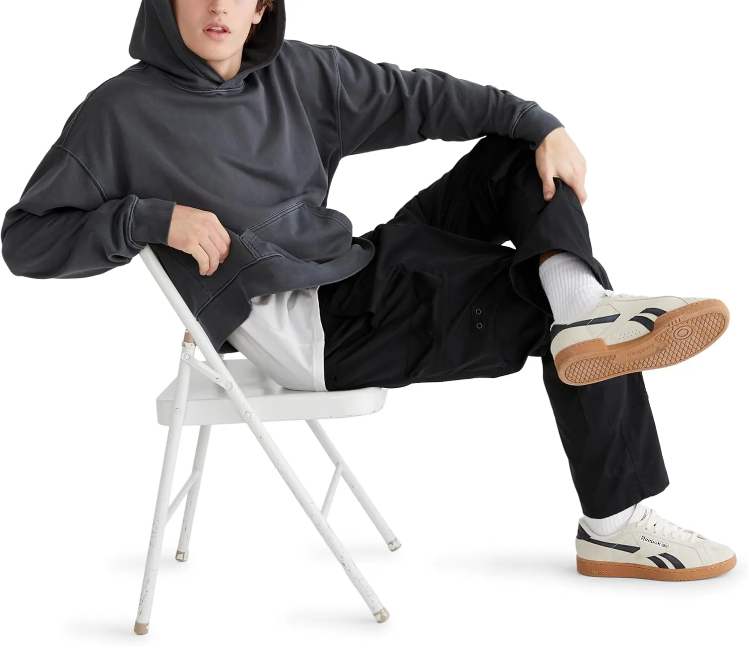 AEROPOSTALE Men's Boxy Pullover Hoodie