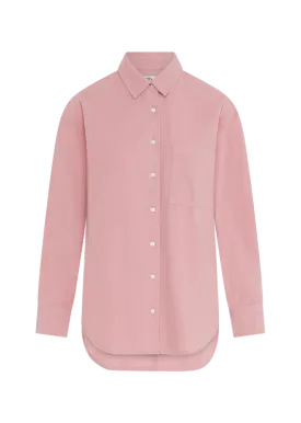 BETTY PINK CORDUROY BLOUSE
