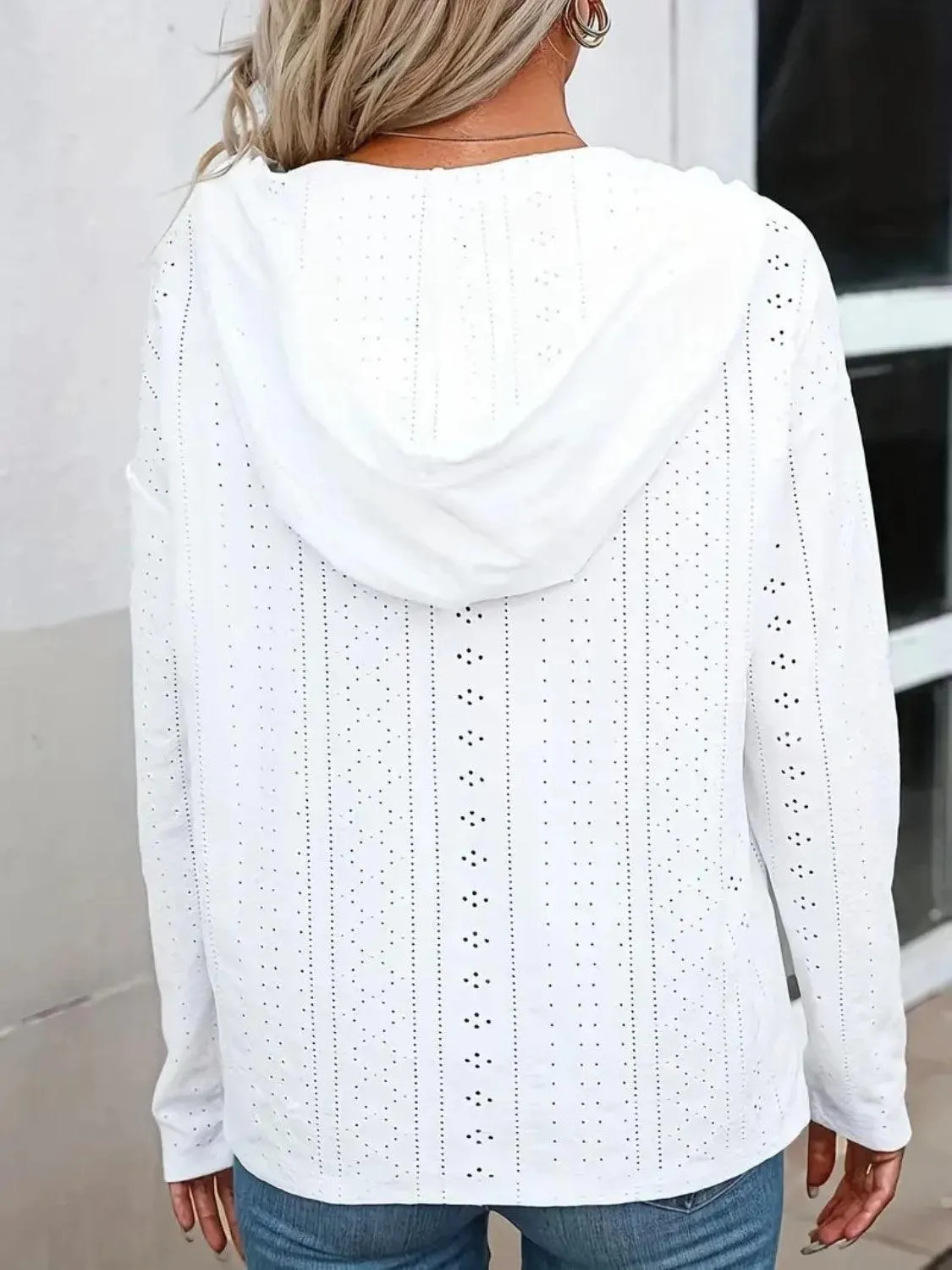 Drawstring Long Sleeve Hoodie