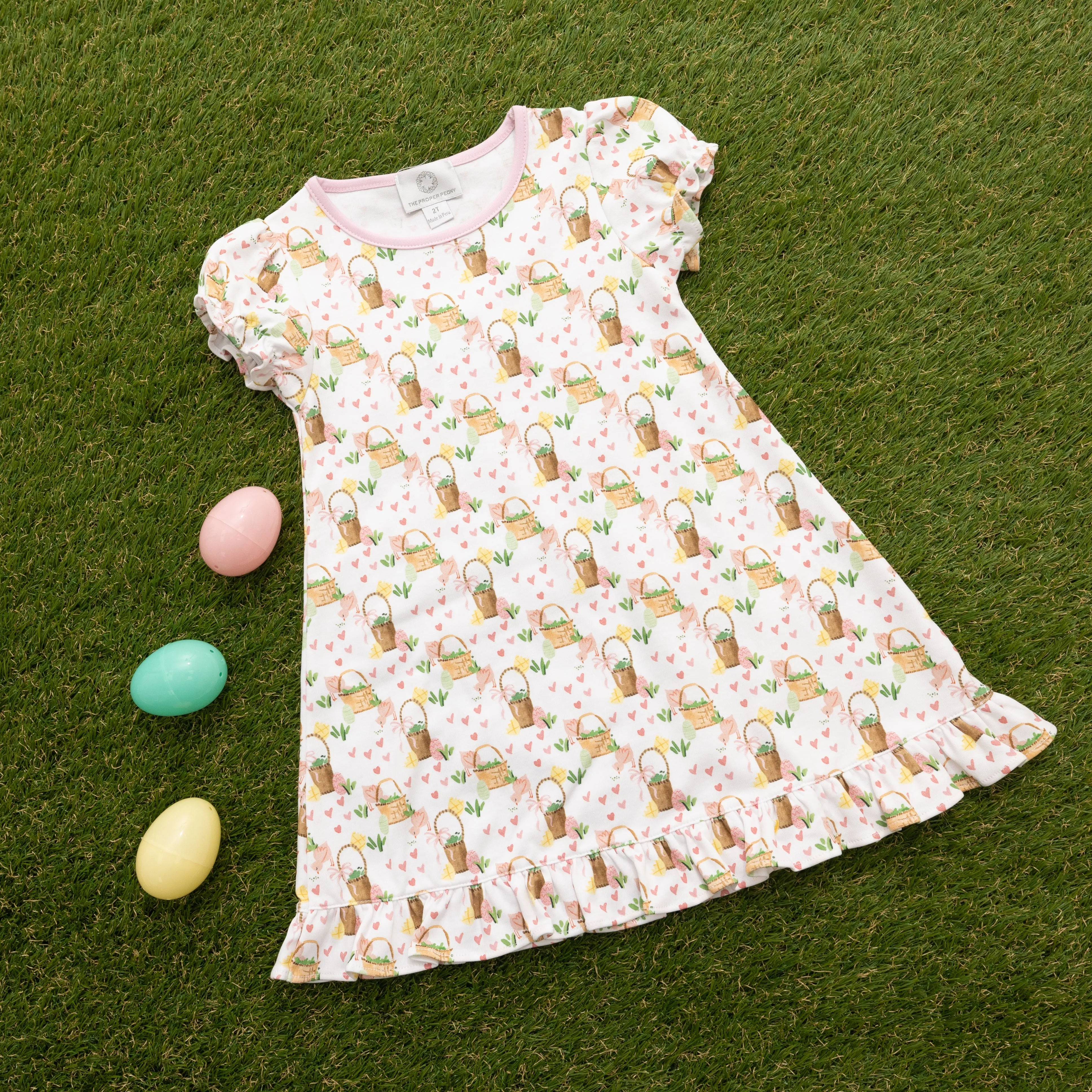 Easter Basket Pink Play Dress