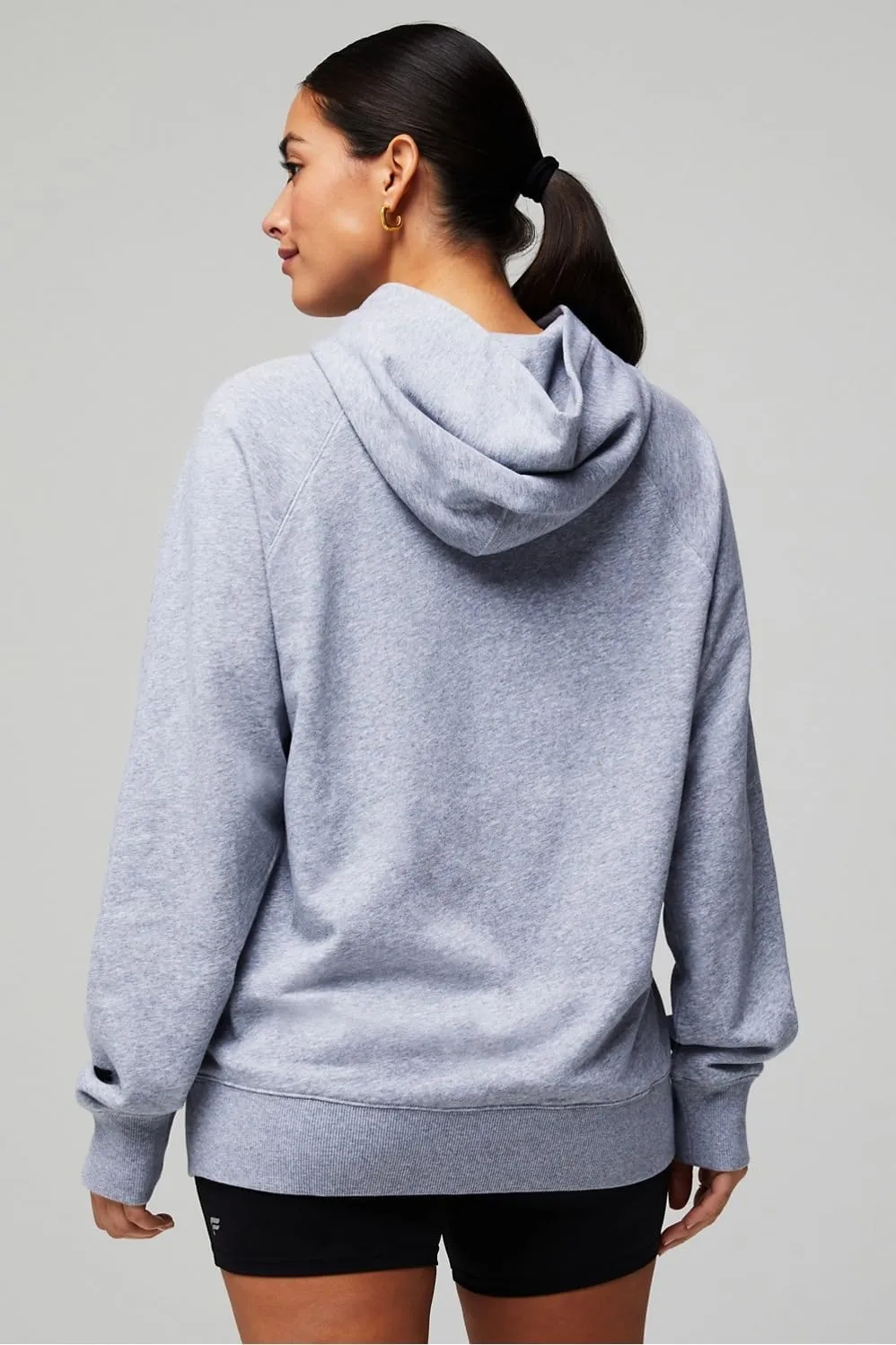 Fabletics Men's Year Round Terry Hoodie, Relaxed Fit, Lived-in Feel