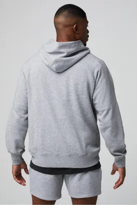 Fabletics Men's Year Round Terry Hoodie, Relaxed Fit, Lived-in Feel