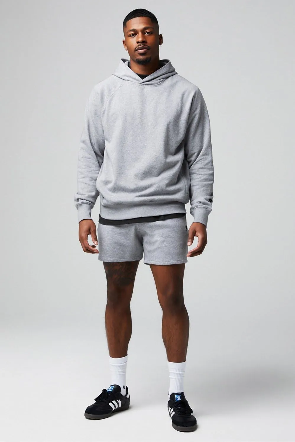 Fabletics Men's Year Round Terry Hoodie, Relaxed Fit, Lived-in Feel