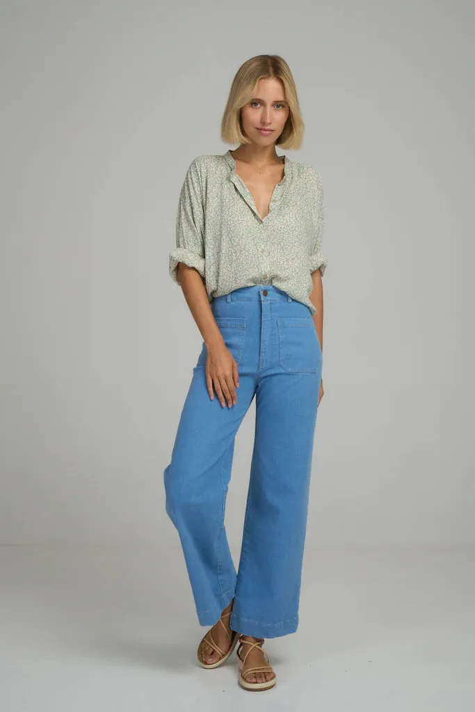 GINGER SHIRT | Celosia Blue