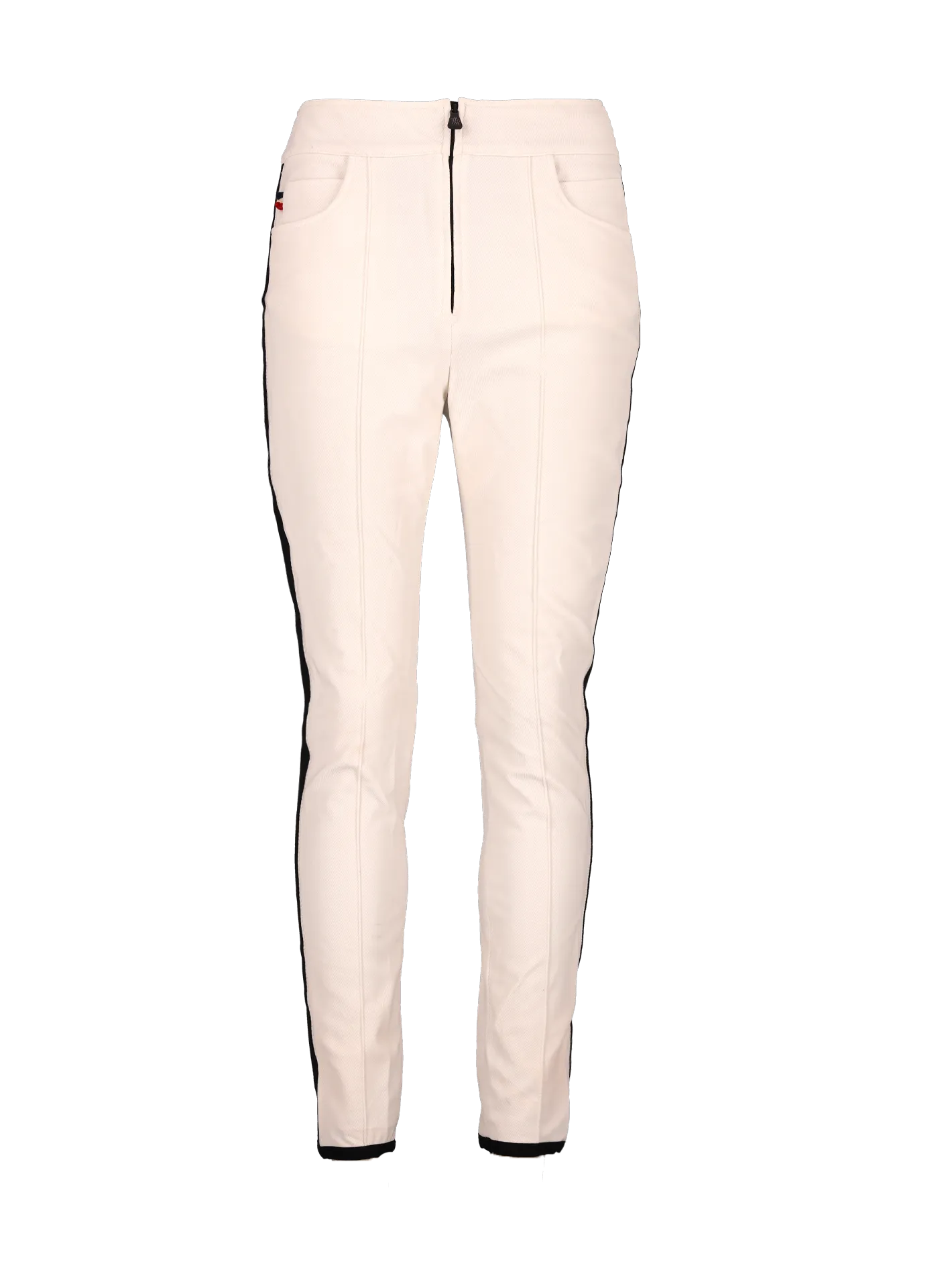 high-waisted skinny trousers
