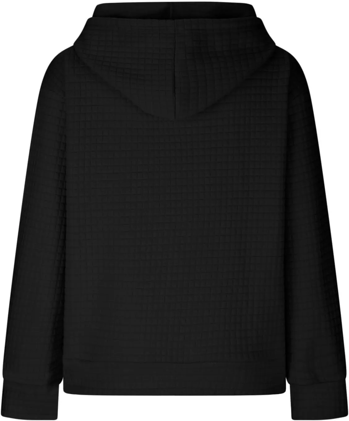 Loose Fit Check Solid Hoodies for 3-14 Years Girls Long Sleeves Trendy Polka Dots Sweatshirts Pullover with Pocket