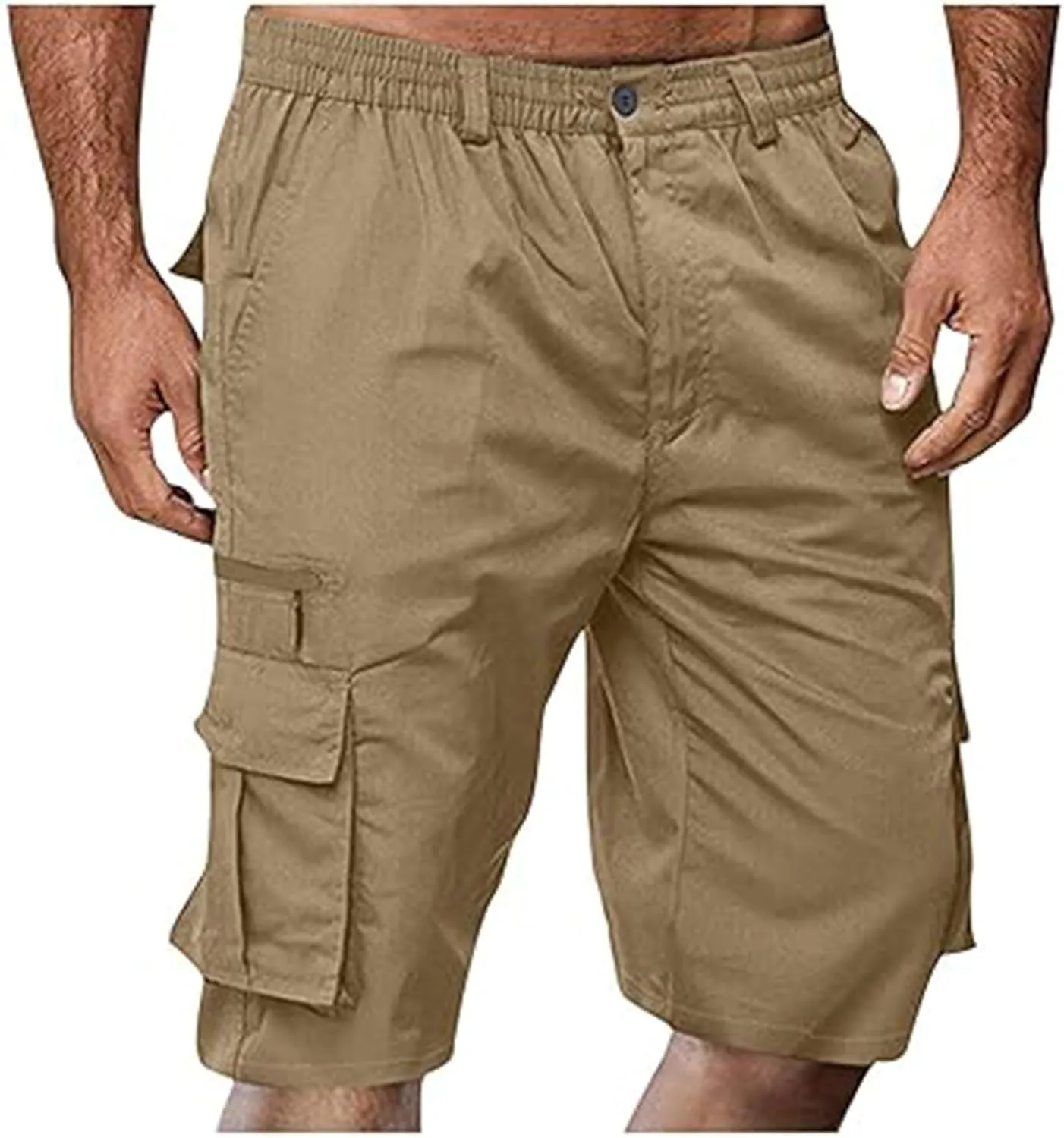 Mens Activewear Gym Shorts for Men Drawstring Waist Short Pant Quick Training Pants Travel for Camping Baggy Short