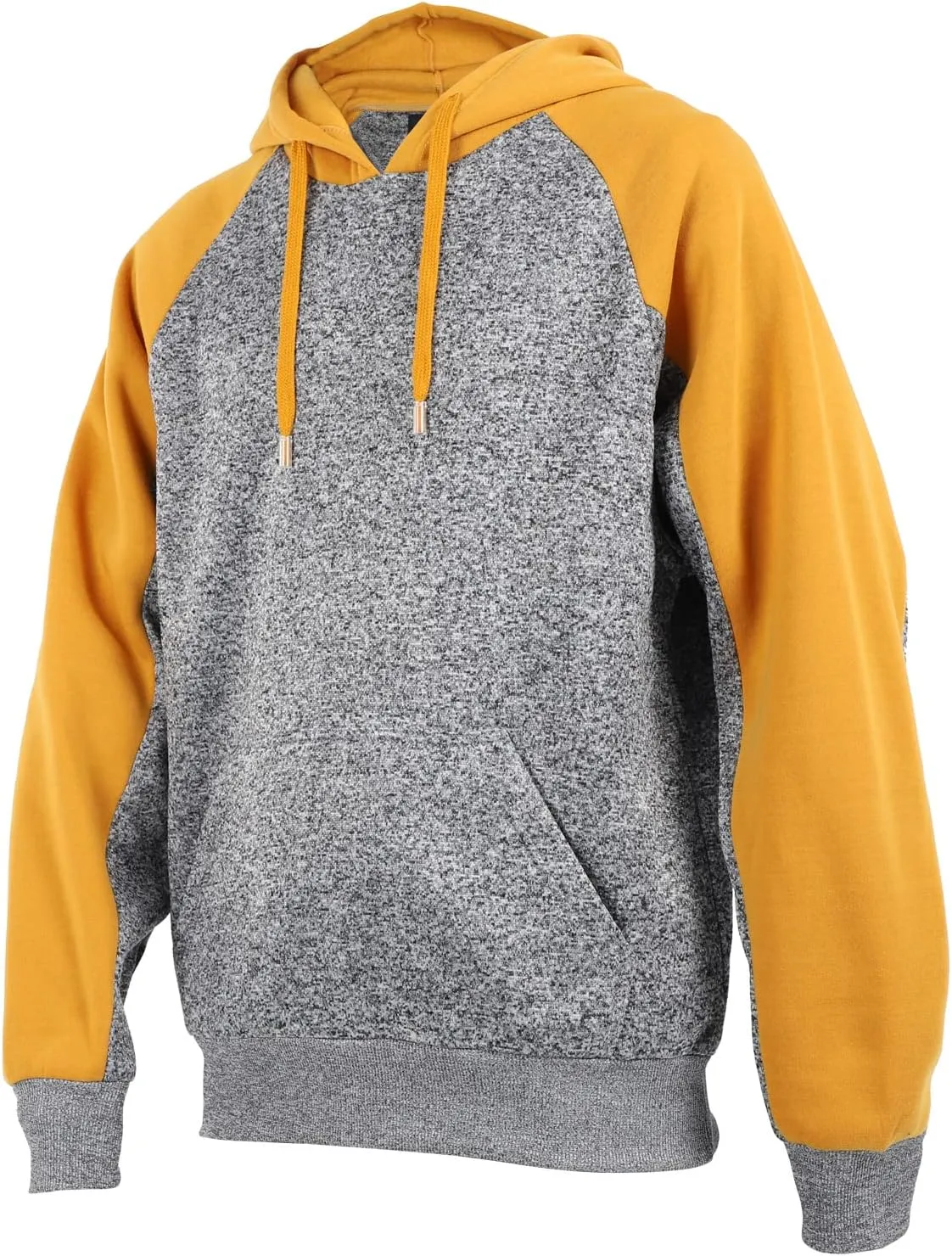 Men's Color Block Hoodie Soft Fleece Sweatshirt with Front Side Pockets