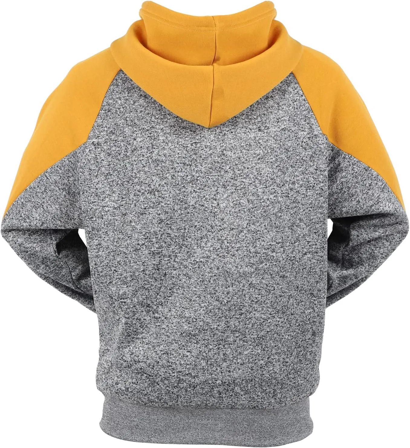 Men's Color Block Hoodie Soft Fleece Sweatshirt with Front Side Pockets