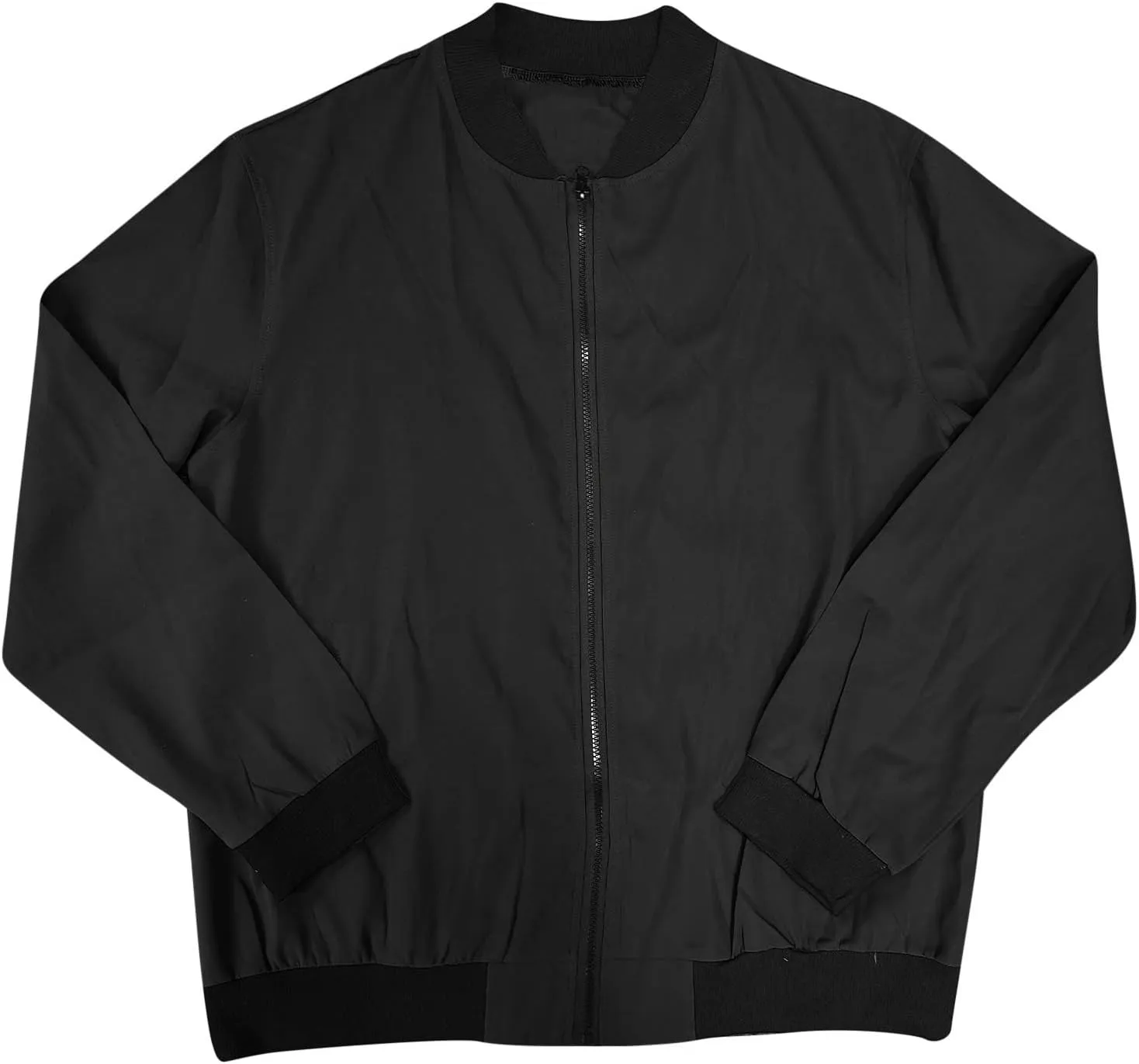 Men's Jackets Windproof Bomber Jacket Full Zip Winter Warm Padded Coats Light Weight Bomber Jacket with Pockets