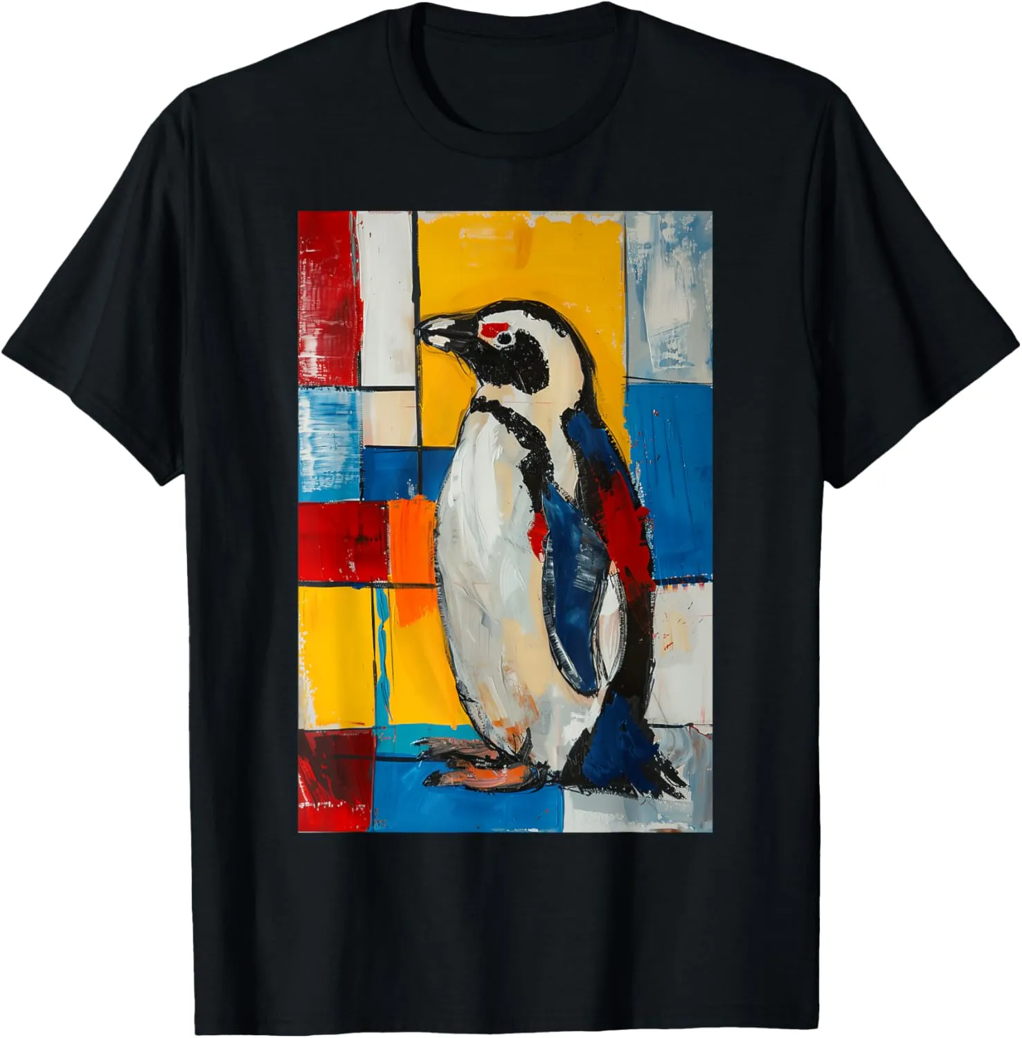 Penguin Abstract Art T-Shirt