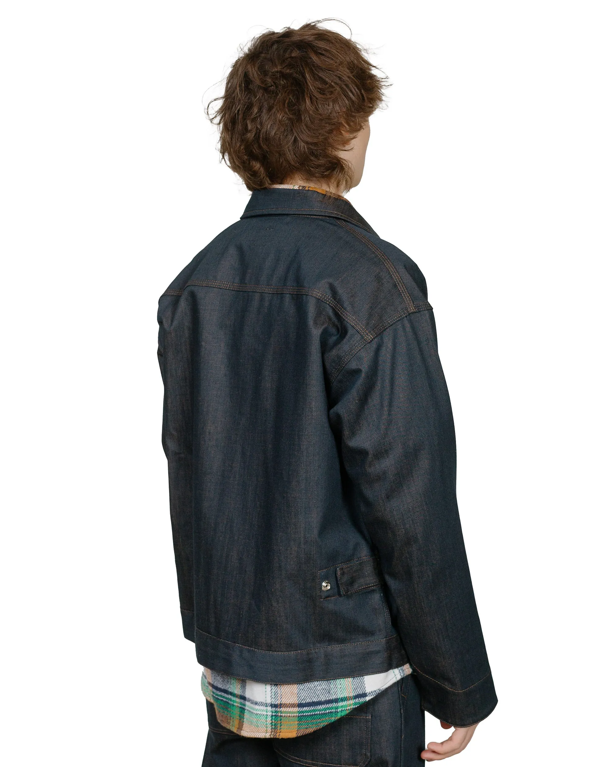 Randy's Garments Service Jacket Candiani 10oz Printed Denim