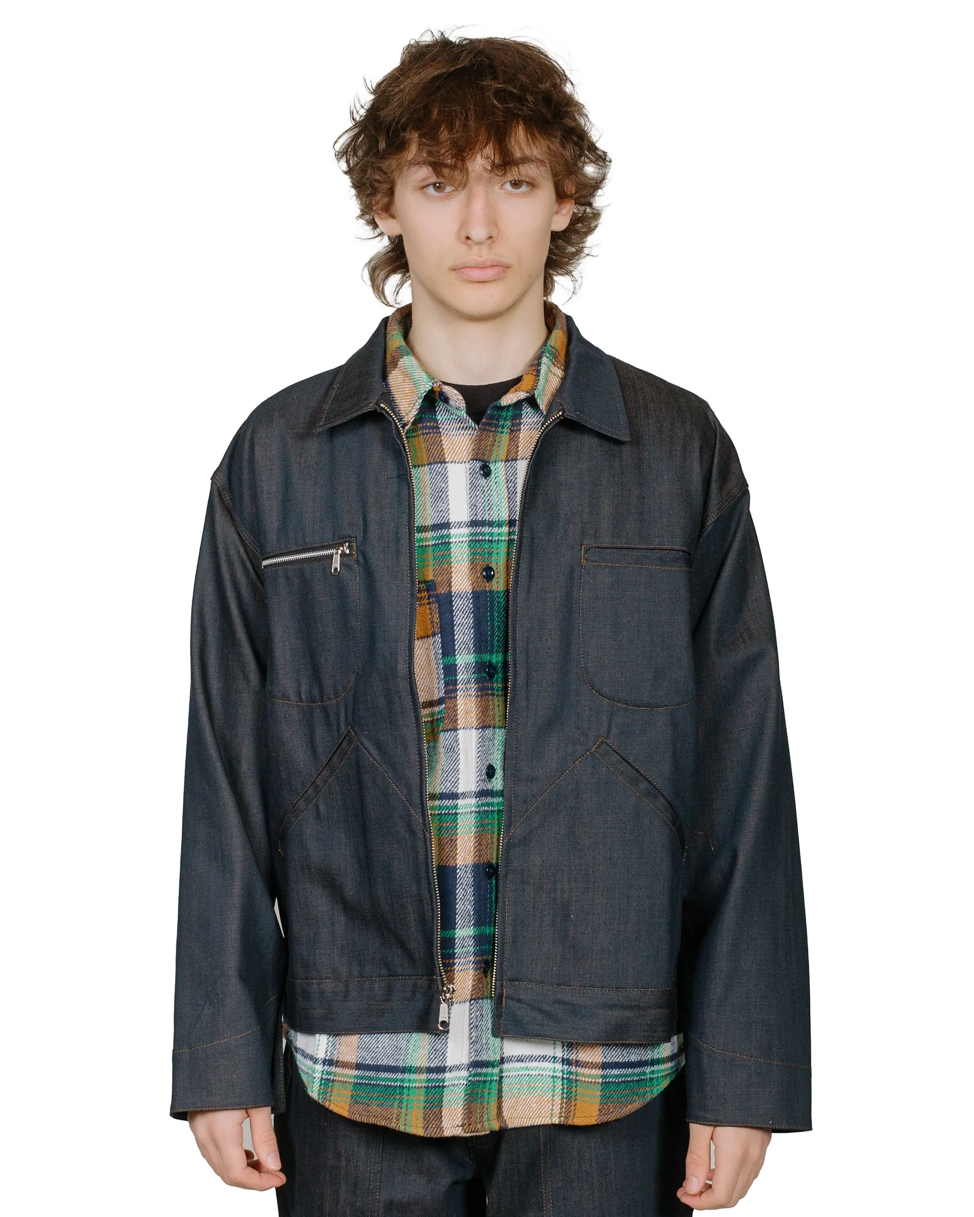 Randy's Garments Service Jacket Candiani 10oz Printed Denim