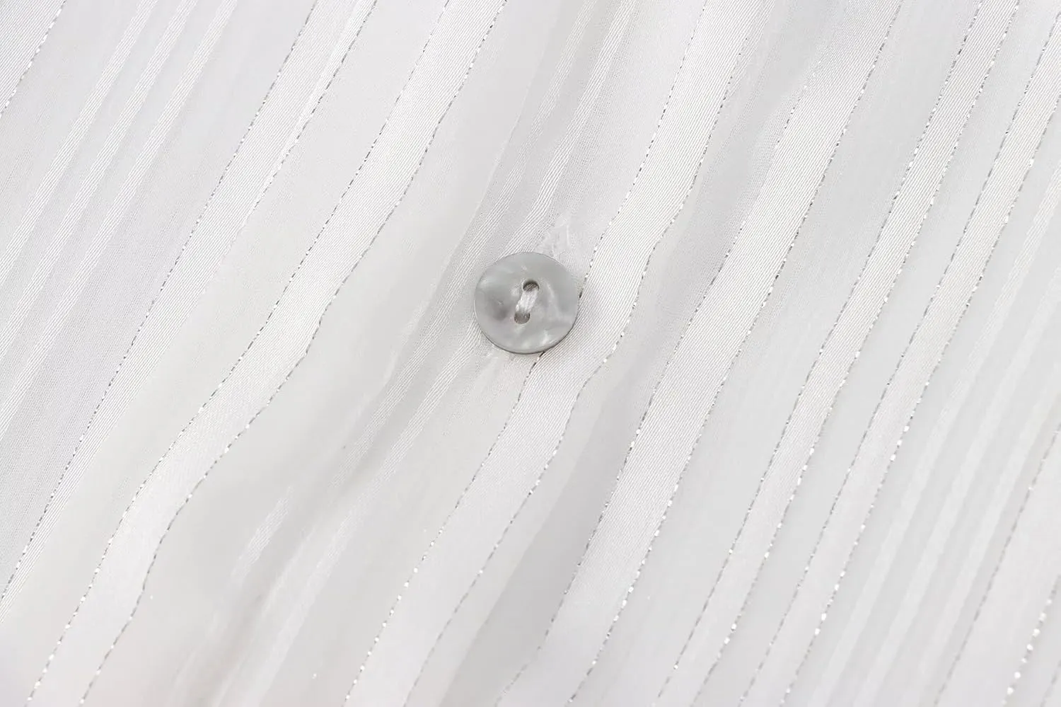 Women's Long Sleeve Button Down Shirt - Summer Essential Top