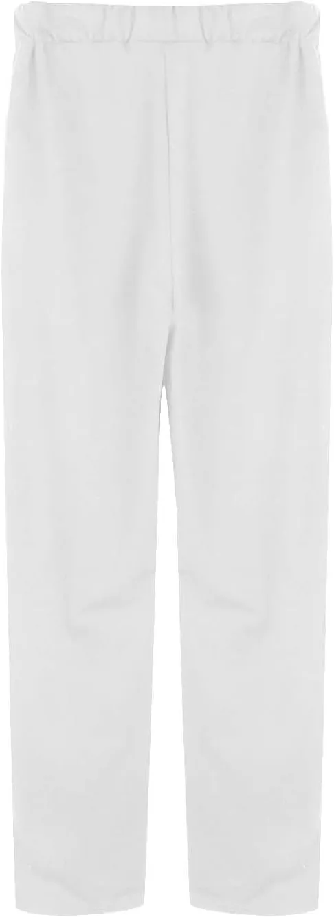 Women's Skin-Friendly Elastic High Waisted Drawstring Wide Leg Fray Hem Sweatpants