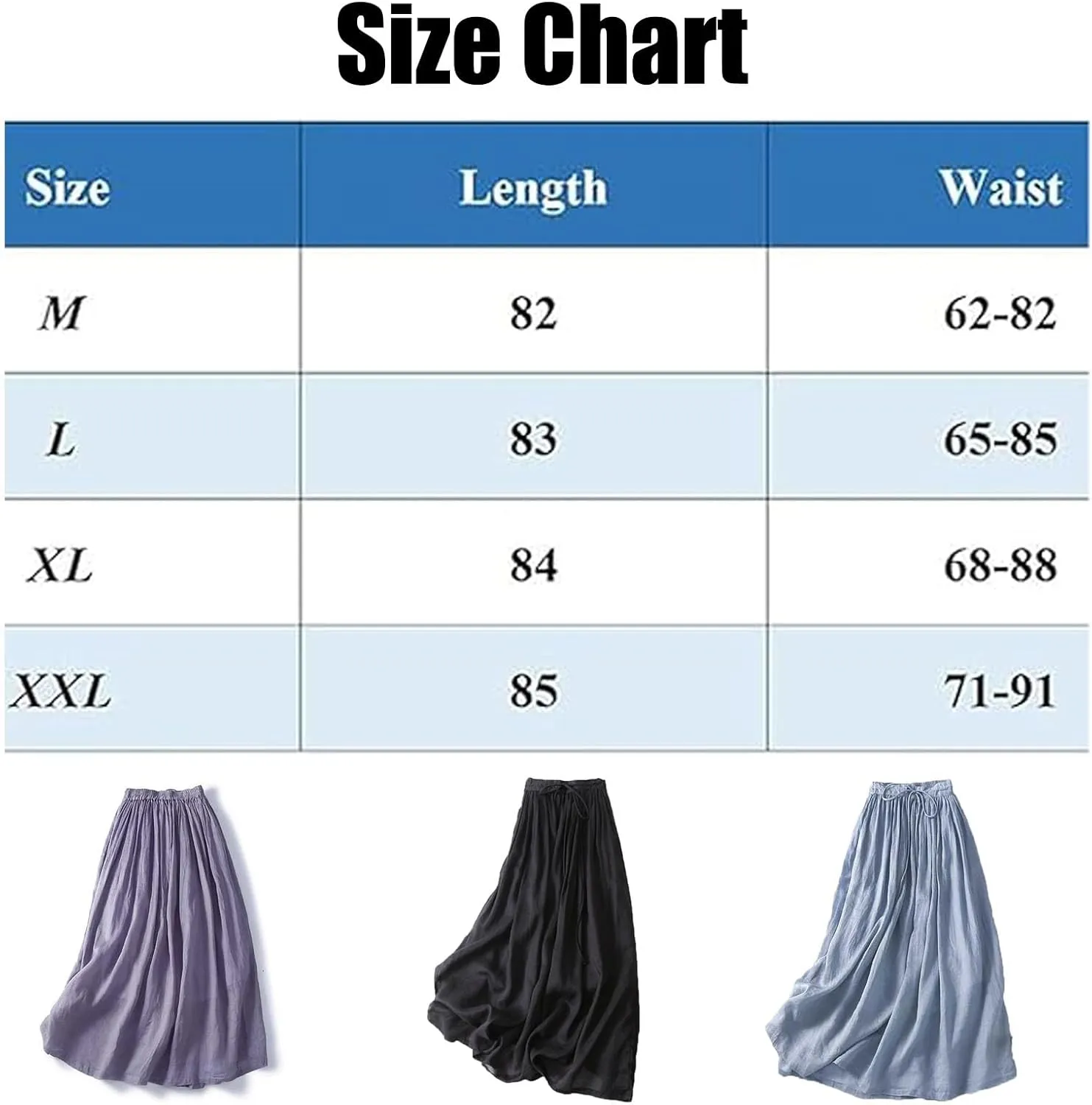 Women's Wrap Around A Line Linen Skirt with Pocket, Casual Tie Waist A-Line Long Flowy Soft Lightweight Beach Skirt Plus Size